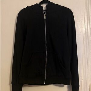 Women’s Black Zip-Up Hoodie